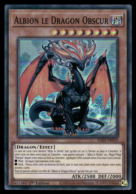 RA05-019  Albion le Dragon Obscur - French (NM)(V.2 - Ultra Rare)