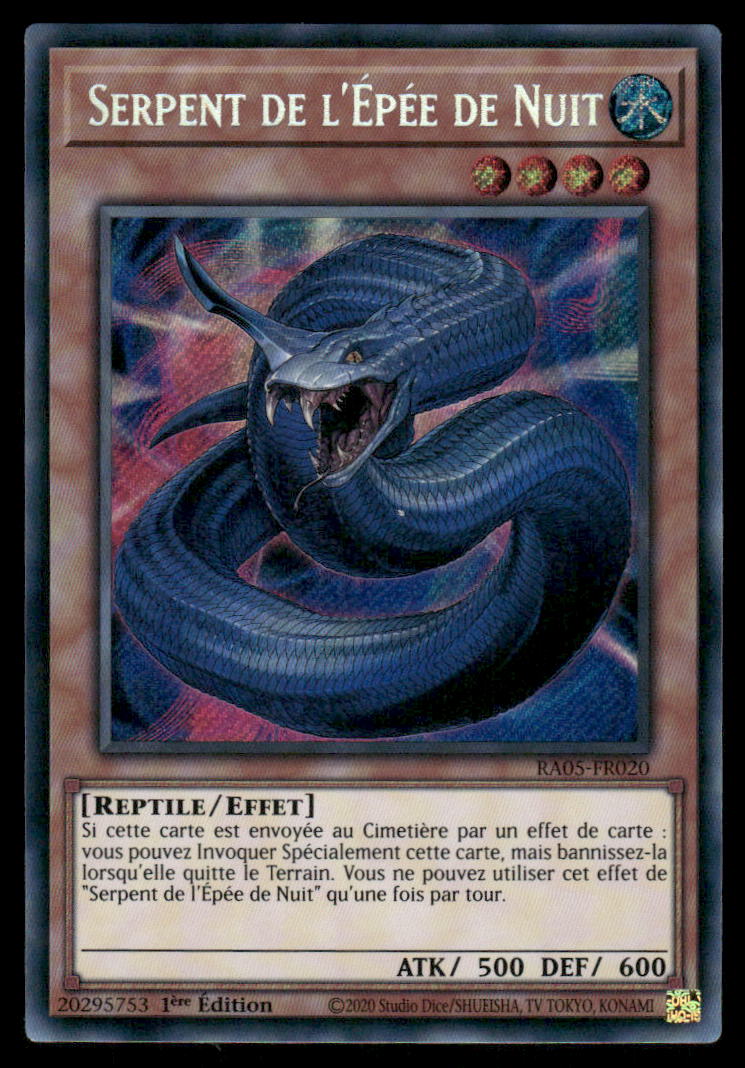 RA05-020  Serpent de l'Épée de Nuit - French (NM)(V.6 - Ultimate Rare)