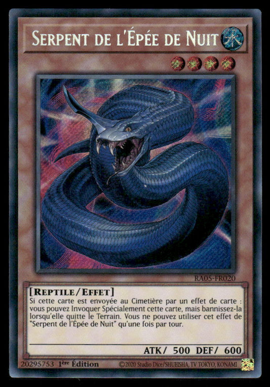 RA05-020  Serpent de l'Épée de Nuit - French (NM)(V.3 - Secret Rare)