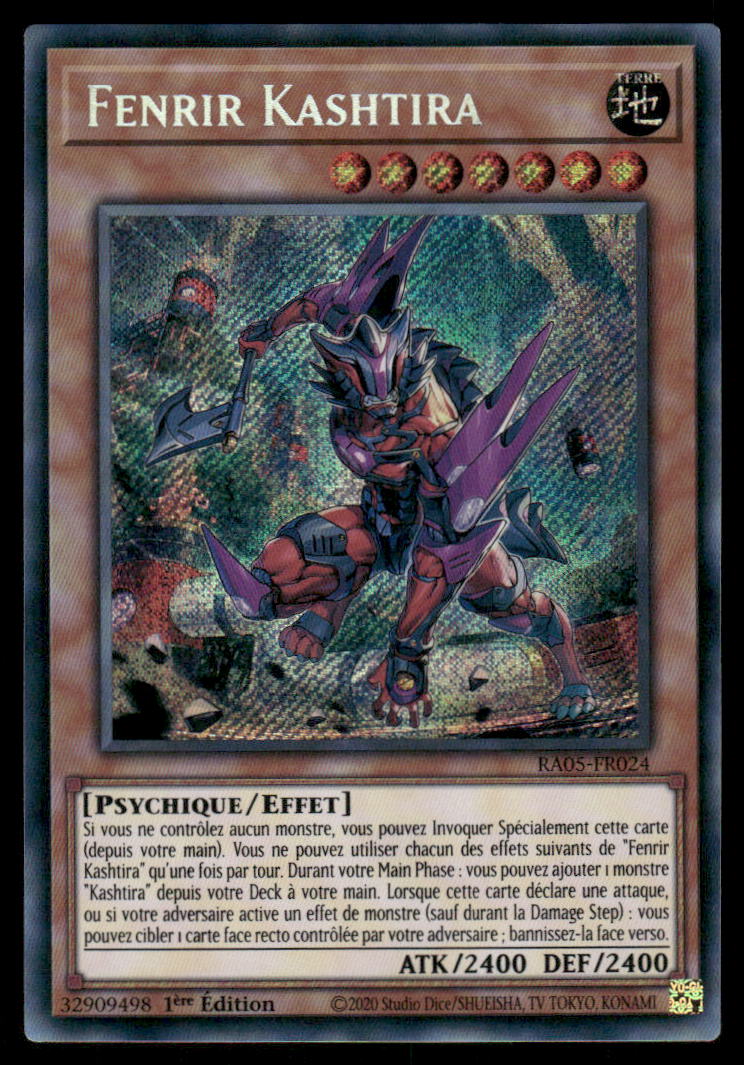 RA05-024  Fenrir Kashtira - French (NM)(V.6 - Ultimate Rare)