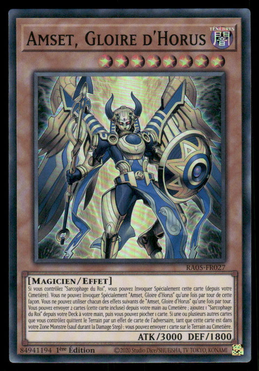 RA05-027  Amset, Gloire d'Horus - French (NM)(V.1 - Super Rare)