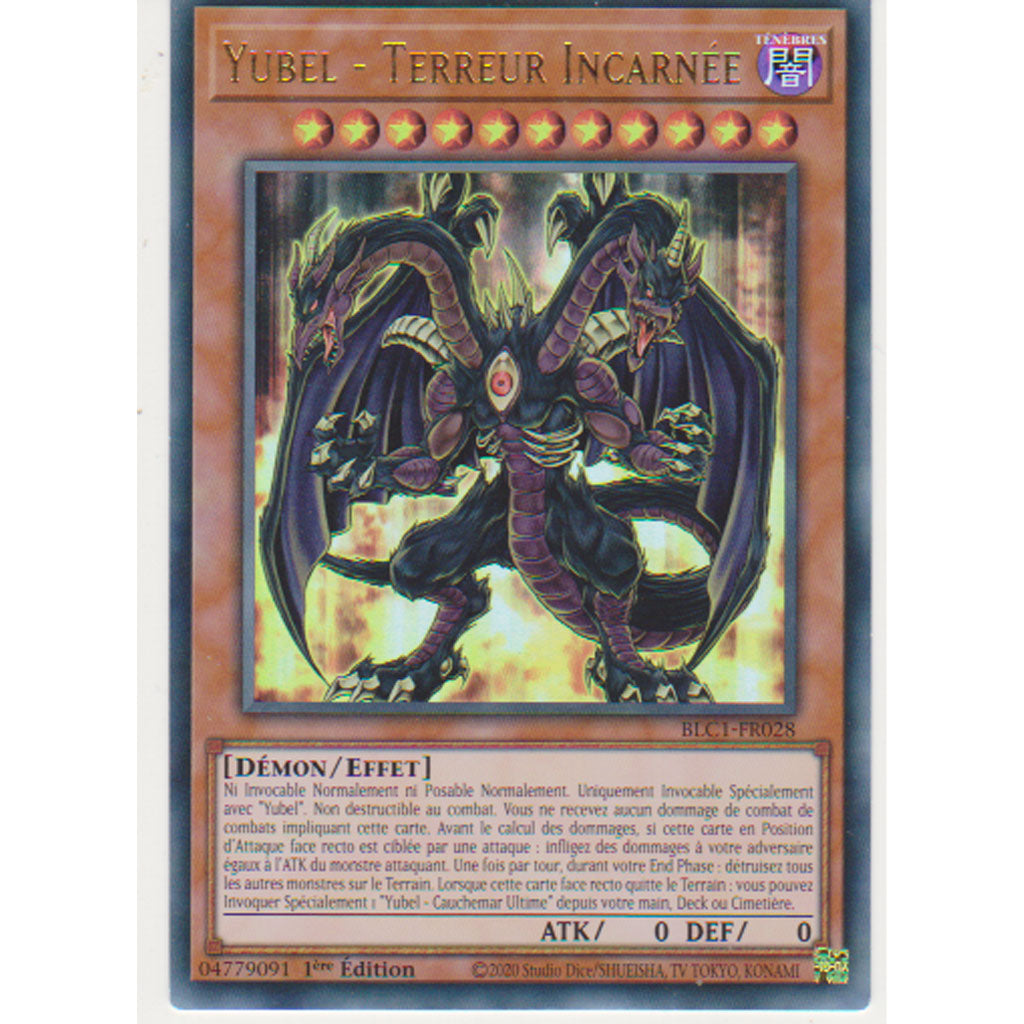 BLC1 Yubel - Terreur Incarnée (V.1 - Gold Ultra Rare)