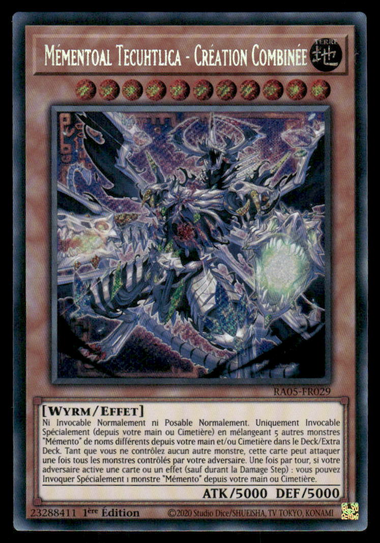 RA05-029  Mémentoal Tecuhtlica - Création Combinée - French (NM)(V.3 - Secret Rare)