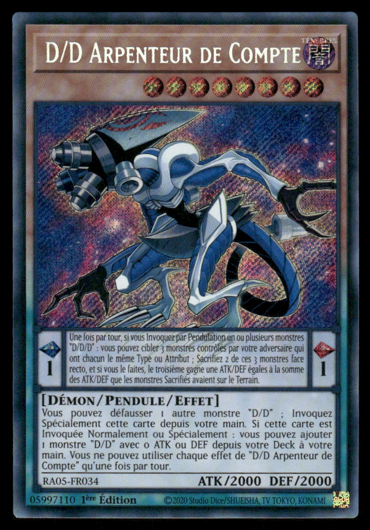 RA05-034  D/D Arpenteur de Compte - French (NM)(V.6 - Ultimate Rare)