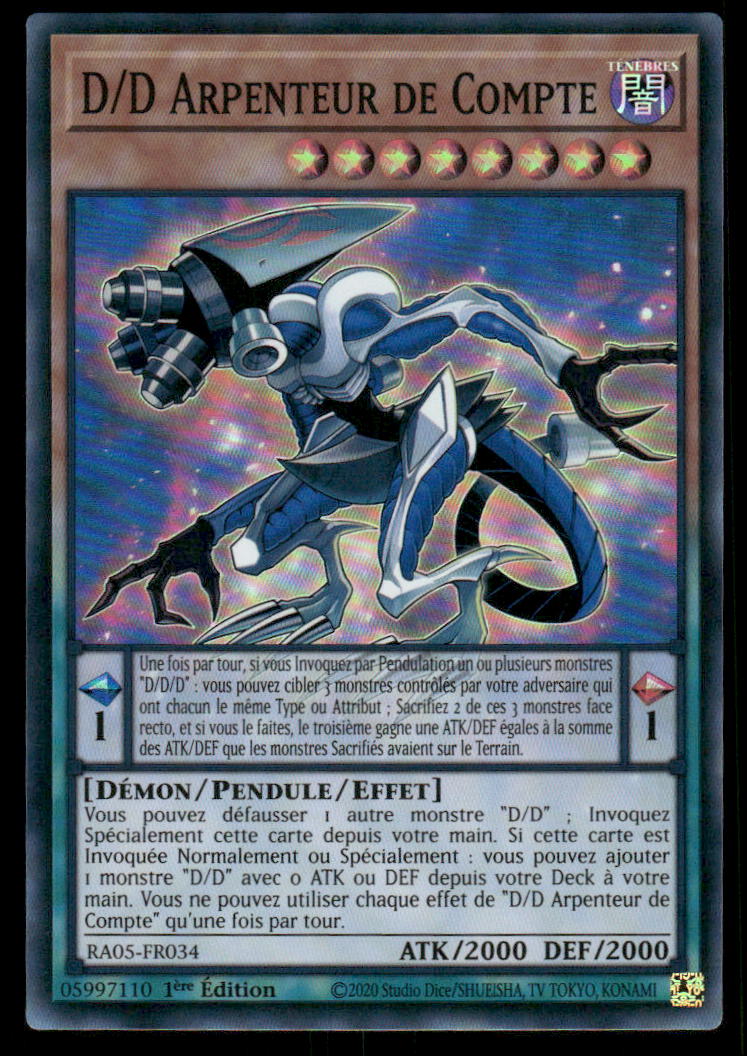 RA05-034  D/D Arpenteur de Compte - French (NM)(V.1 - Super Rare)