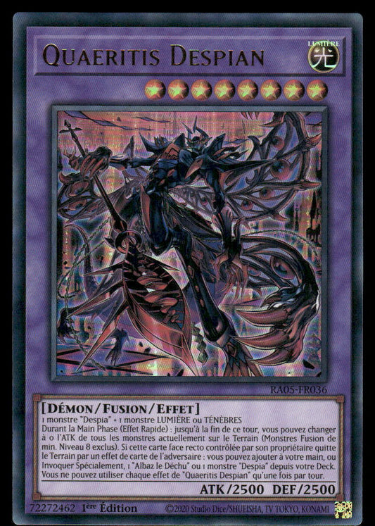RA05-036  Quaeritis Despian - French (NM)(V.2 - Ultra Rare)