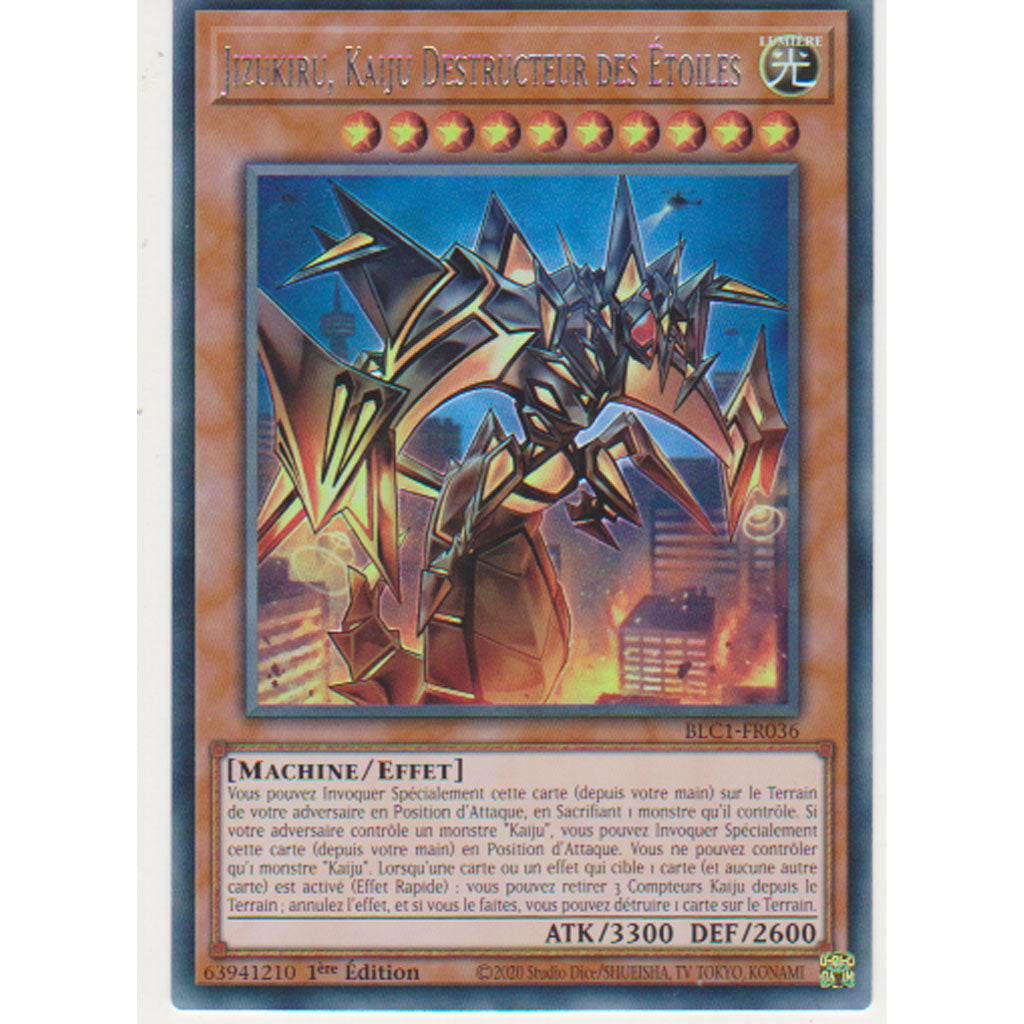 BLC1 Jizukiru, Kaiju Destructeur des Étoiles (V.2 - Silver Ultra Rare)