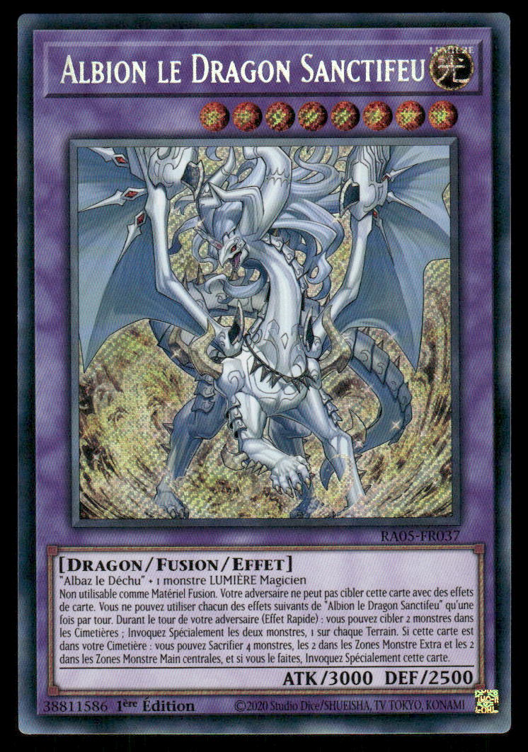 RA05-037  Albion le Dragon Sanctifeu - French (NM)(V.7 - Collectors Rare)