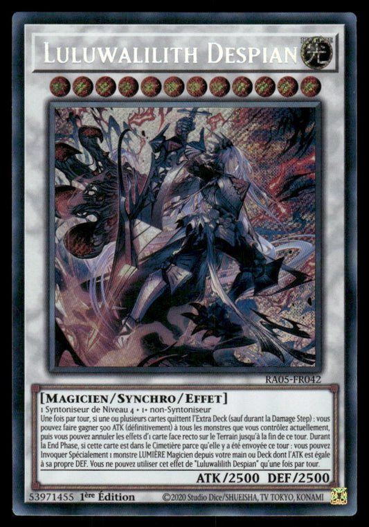 RA05-042  Luluwalilith Despian - French (NM)(V.4 - Platinum Secret Rare)