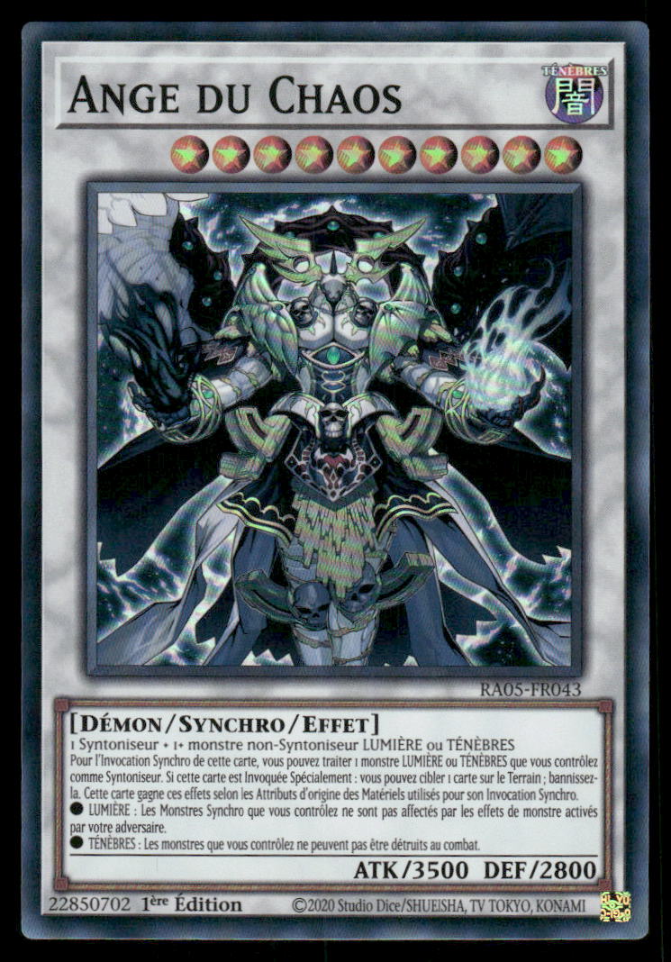 RA05-043  Ange du Chaos - French (NM)(V.1 - Super Rare)