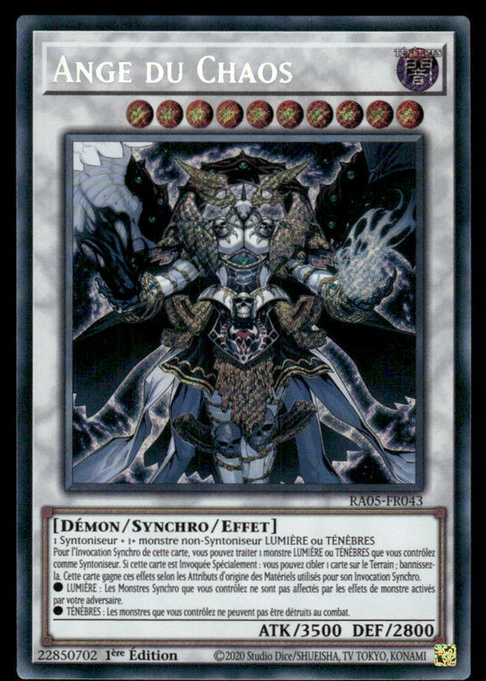 RA05-043  Ange du Chaos - French (NM)(V.4 - Platinum Secret Rare)