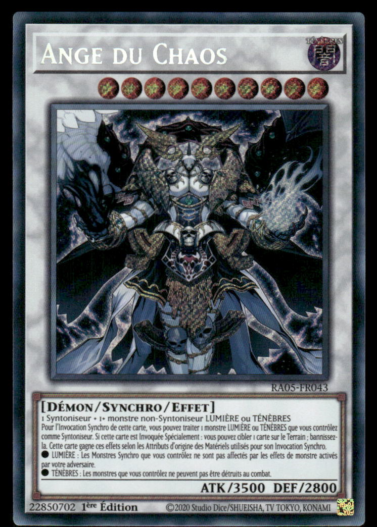RA05-043  Ange du Chaos - French (NM)(V.3 - Secret Rare)