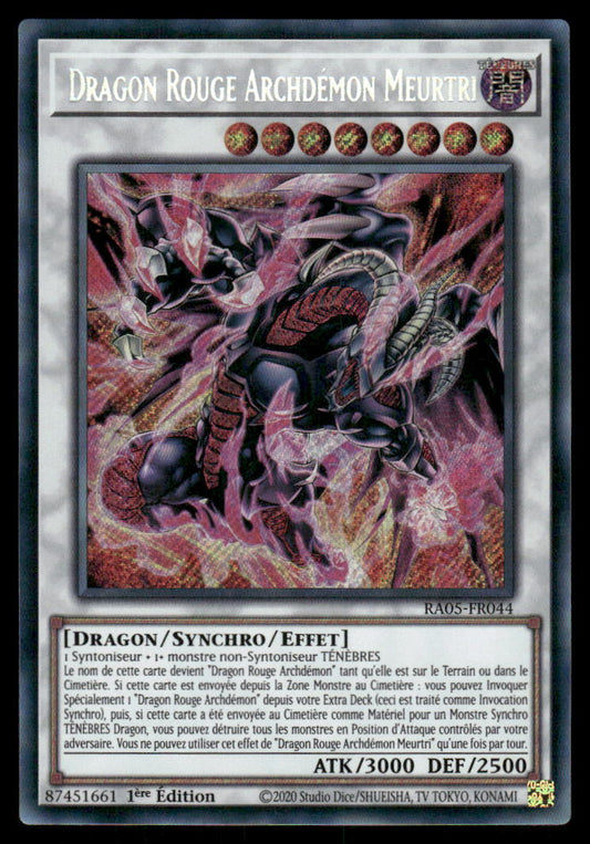 RA05-044  Dragon Rouge Archdémon Meurtri - French (NM)(V.7 - Collectors Rare)