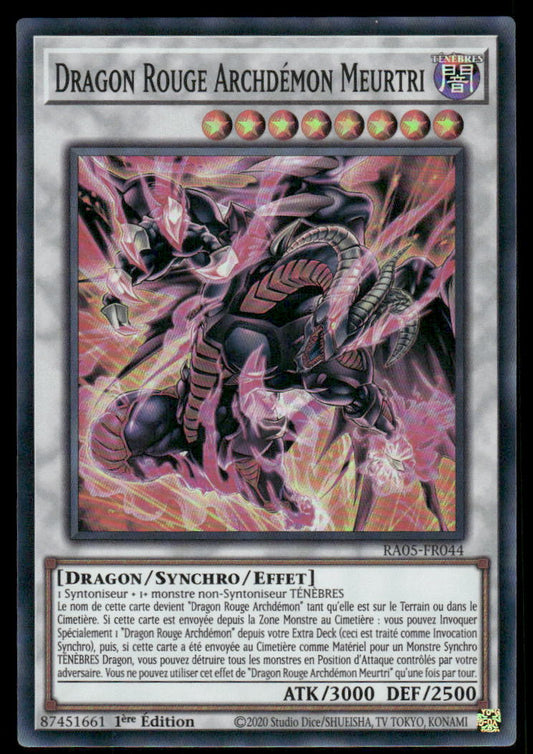 RA05-044  Dragon Rouge Archdémon Meurtri - French (NM)(V.1 - Super Rare)