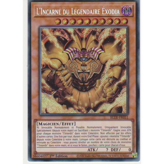 BLTR L'Incarné du Légendaire Éxodia (V.1 - Secret Rare)