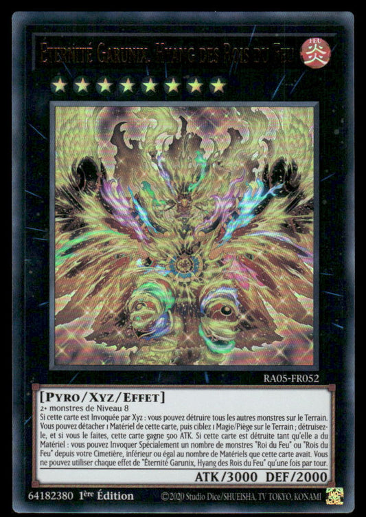 RA05-052  Éternité Garunix, Hyang des Rois du Feu - French (NM)(V.2 - Ultra Rare)
