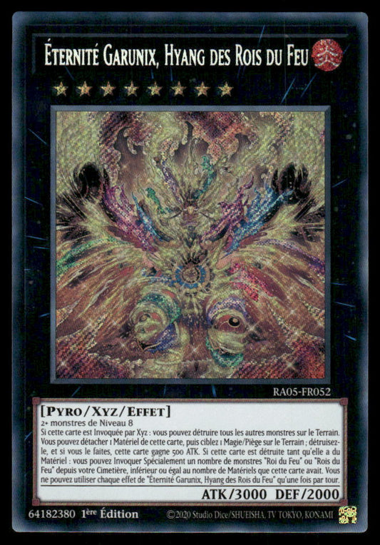 RA05-052  Éternité Garunix, Hyang des Rois du Feu - French (NM)(V.3 - Secret Rare)