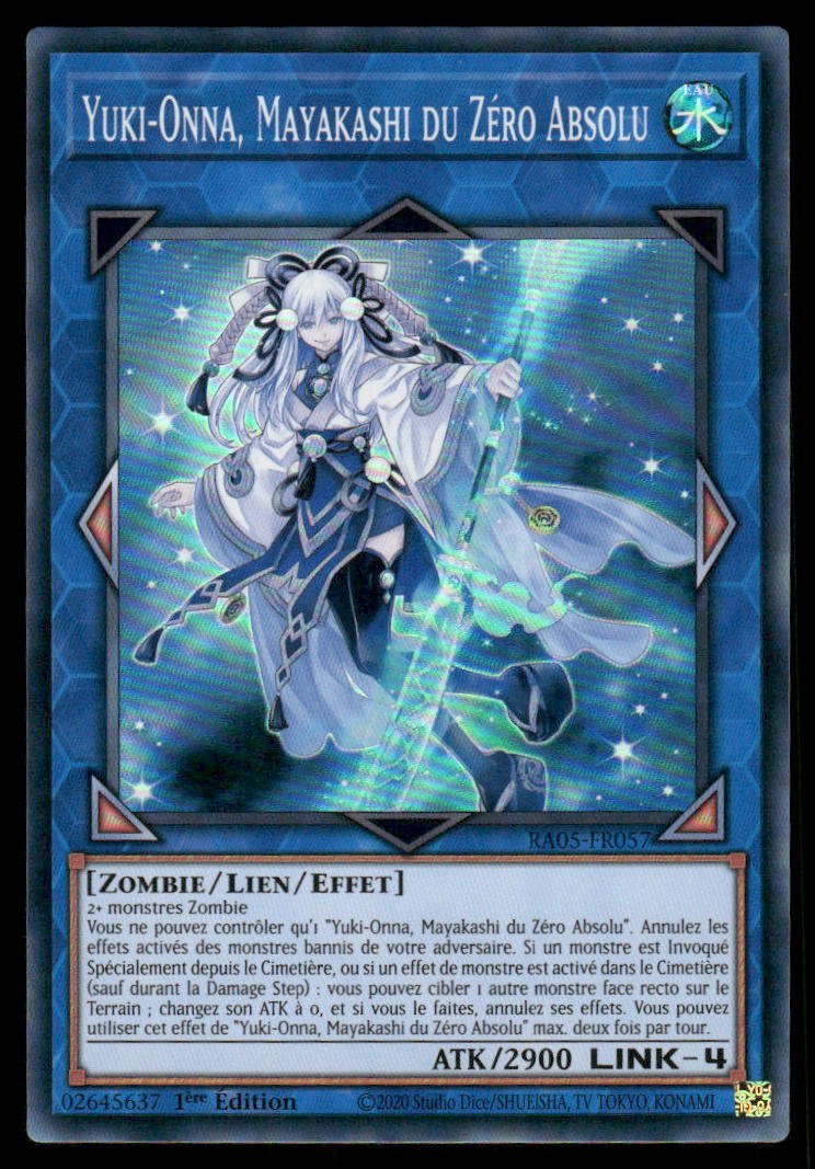 RA05-057  Yuki-Onna, Mayakashi du Zéro Absolu - French (NM)(V.1 - Super Rare)