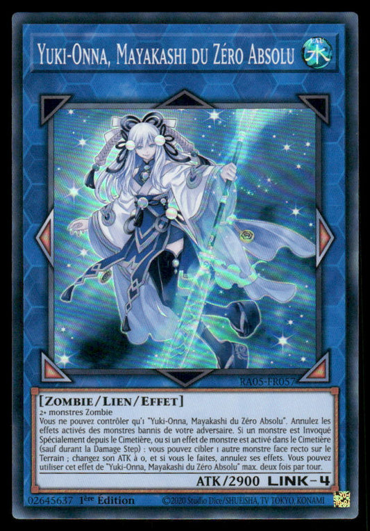 RA05-057  Yuki-Onna, Mayakashi du Zéro Absolu - French (NM)(V.1 - Super Rare)
