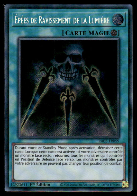 RA05-059  Épées de Ravissement de la Lumière - French (NM)(V.3 - Secret Rare)