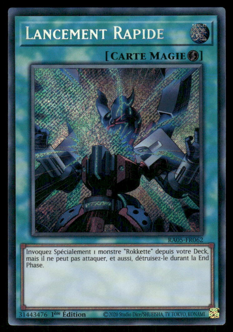 RA05-062  Lancement Rapide - French (NM)(V.4 - Platinum Secret Rare)
