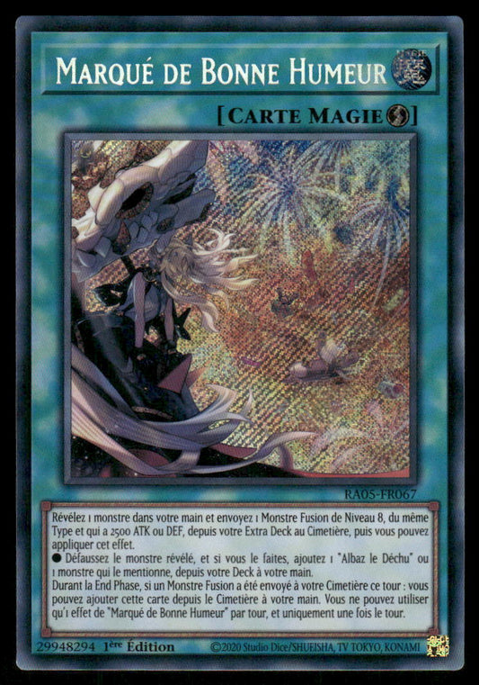 RA05-067  Marqué de Bonne Humeur - French (NM)(V.4 - Platinum Secret Rare)