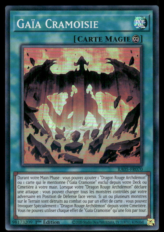 RA05-070  Gaïa Cramoisie - French (NM)(V.1 - Super Rare)