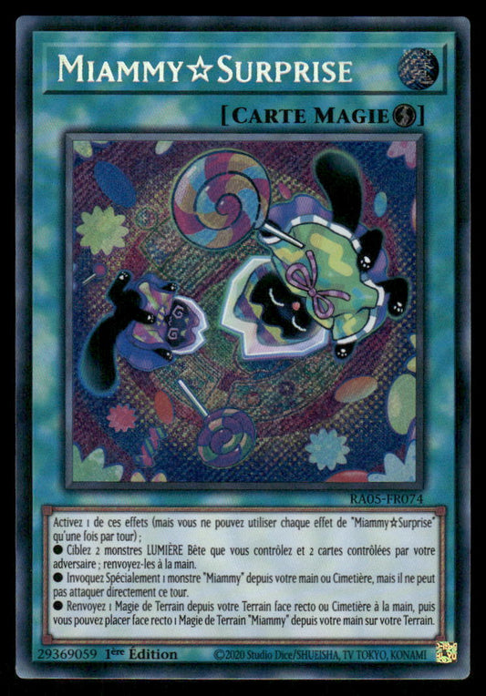 RA05-074  MiammySurprise - French (NM)(V.4 - Platinum Secret Rare)
