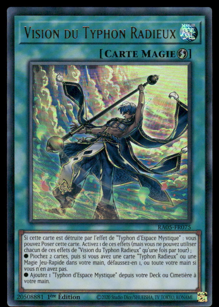 RA05-075  Vision du Typhon Radieux - French (NM)(V.2 - Ultra Rare)