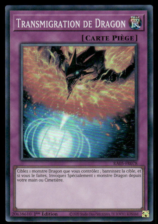 RA05-078  Transmigration de Dragon - French (NM)(V.1 - Super Rare)