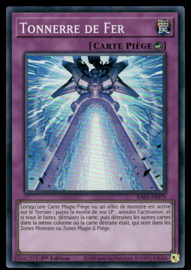 RA05-079  Tonnerre de Fer - French (NM)(V.1 - Super Rare)