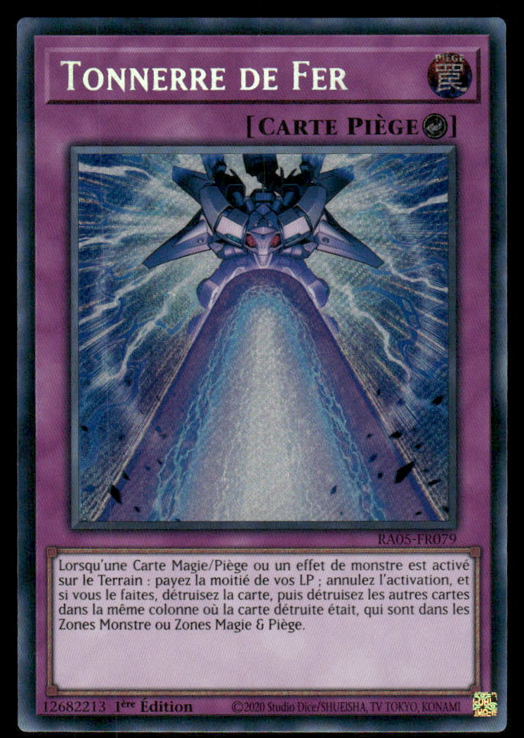 RA05-079  Tonnerre de Fer - French (NM)(V.6 - Ultimate Rare)