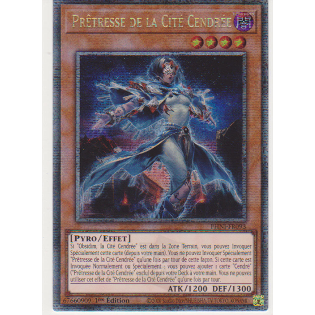 PHNI Prêtresse de la Cité Cendrée (V.2 - Quarter Century Secret Rare)