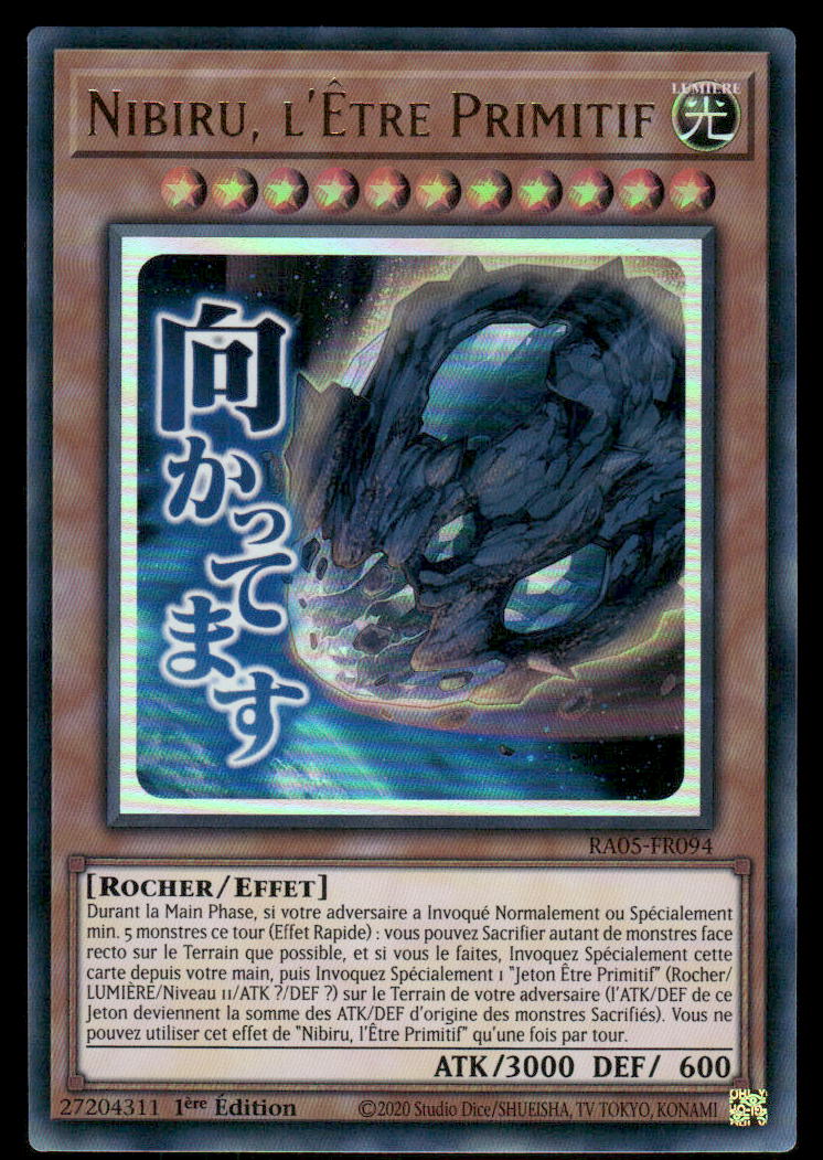 RA05-094  Nibiru, l'Être Primitif - French (NM)(V.1 - Ultra Rare)