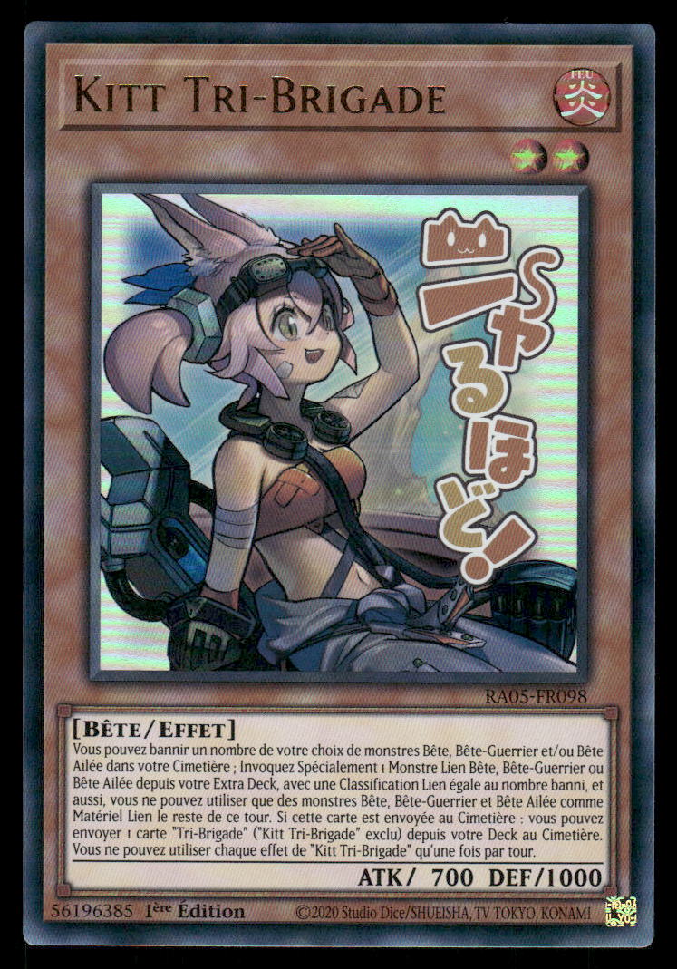 RA05-098  Kitt Tri-Brigade - French (NM)(V.2 - Starlight Rare)