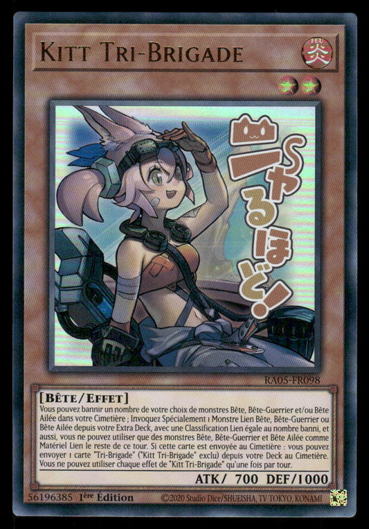 RA05-098  Kitt Tri-Brigade - French (NM)(V.2 - Starlight Rare)