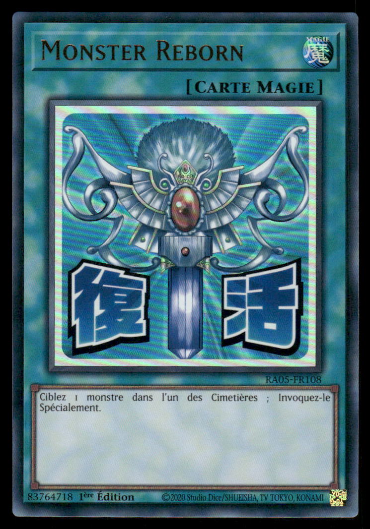 RA05-108  Monster Reborn - French (NM)(V.2 - Starlight Rare)