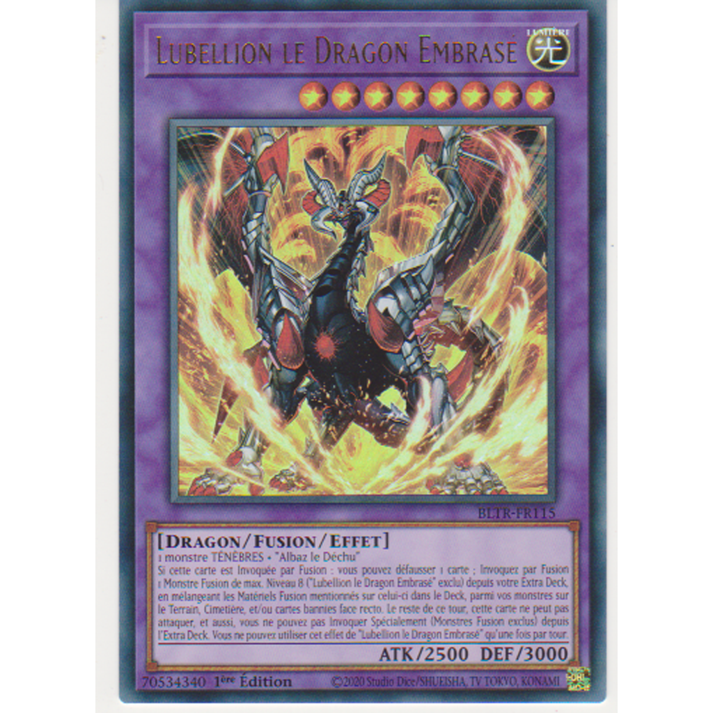 BLTR Lubellion le Dragon Embrasé (V.1 - Ultra Rare)