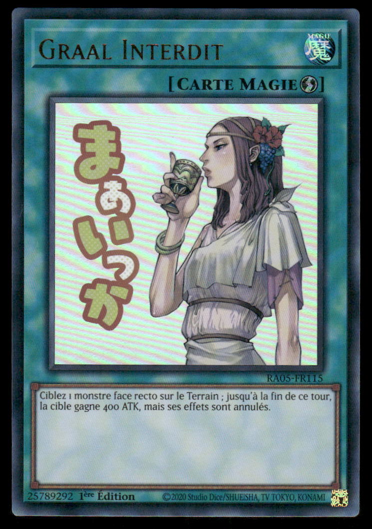 RA05-115  Graal Interdit - French (NM)(V.2 - Starlight Rare)