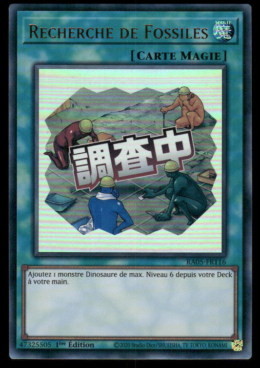 RA05-116  Recherche de Fossiles - French (NM)(V.2 - Starlight Rare)