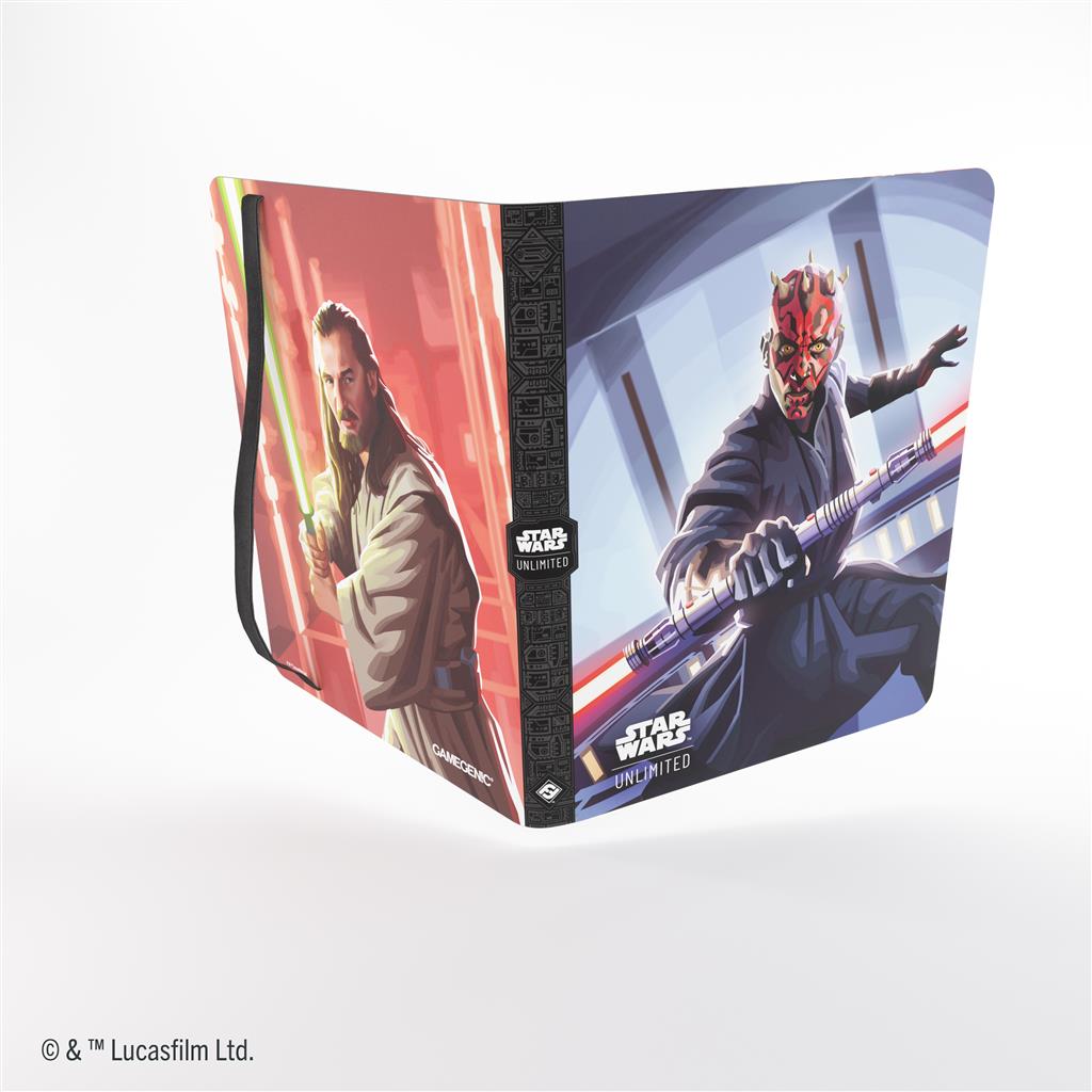 GG : SW Unlimited 18-pocket Album 360 Cartes : Qui-Gon / Maul
