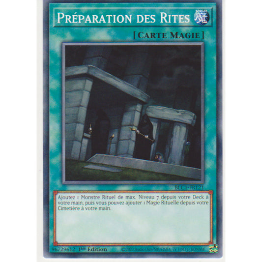 BLC1 Préparation des Rites