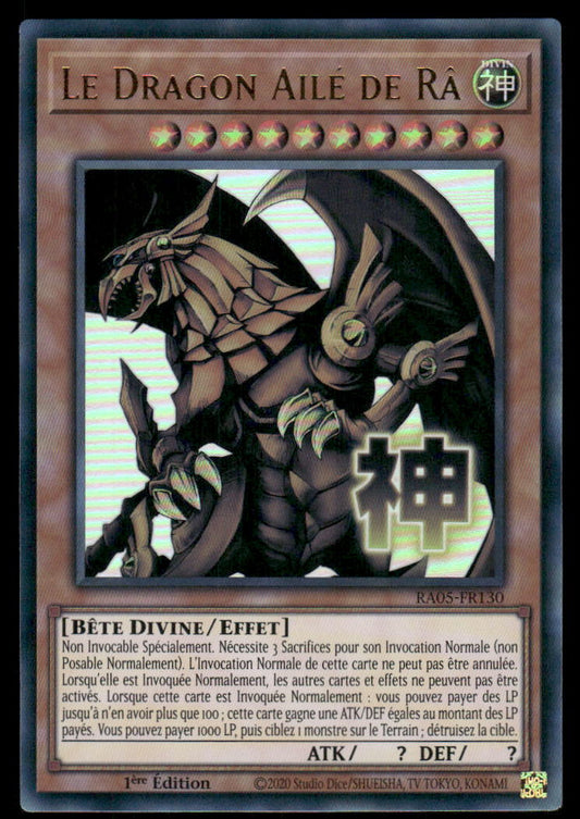 RA05-130  Le Dragon Ailé de Râ - French (NM)(V.1 - Ultra Rare)