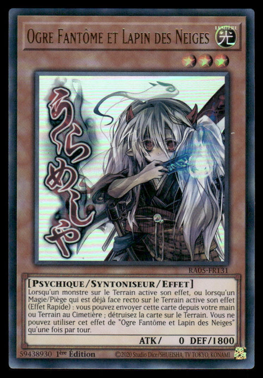 RA05-131  Ogre Fantôme et Lapin des Neiges - French (NM)(V.2 - Starlight Rare)