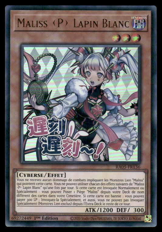 RA05-136  Maliss P Lapin Blanc - French (NM)(V.2 - Starlight Rare)