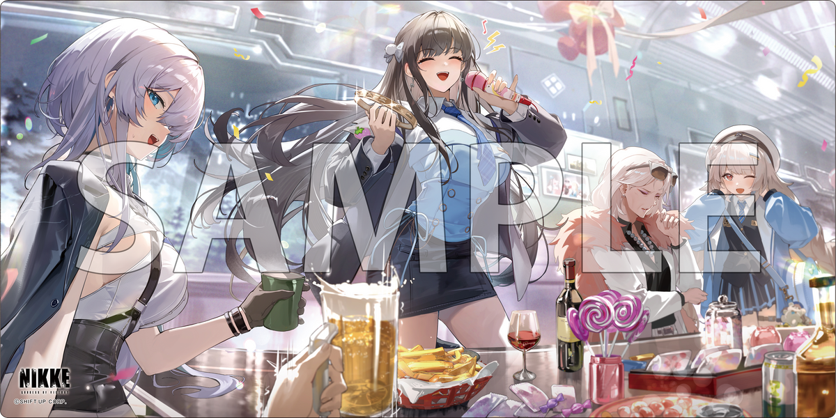 Bushiroad - Tapis de jeu NIKKE - TERMINUS TICKET