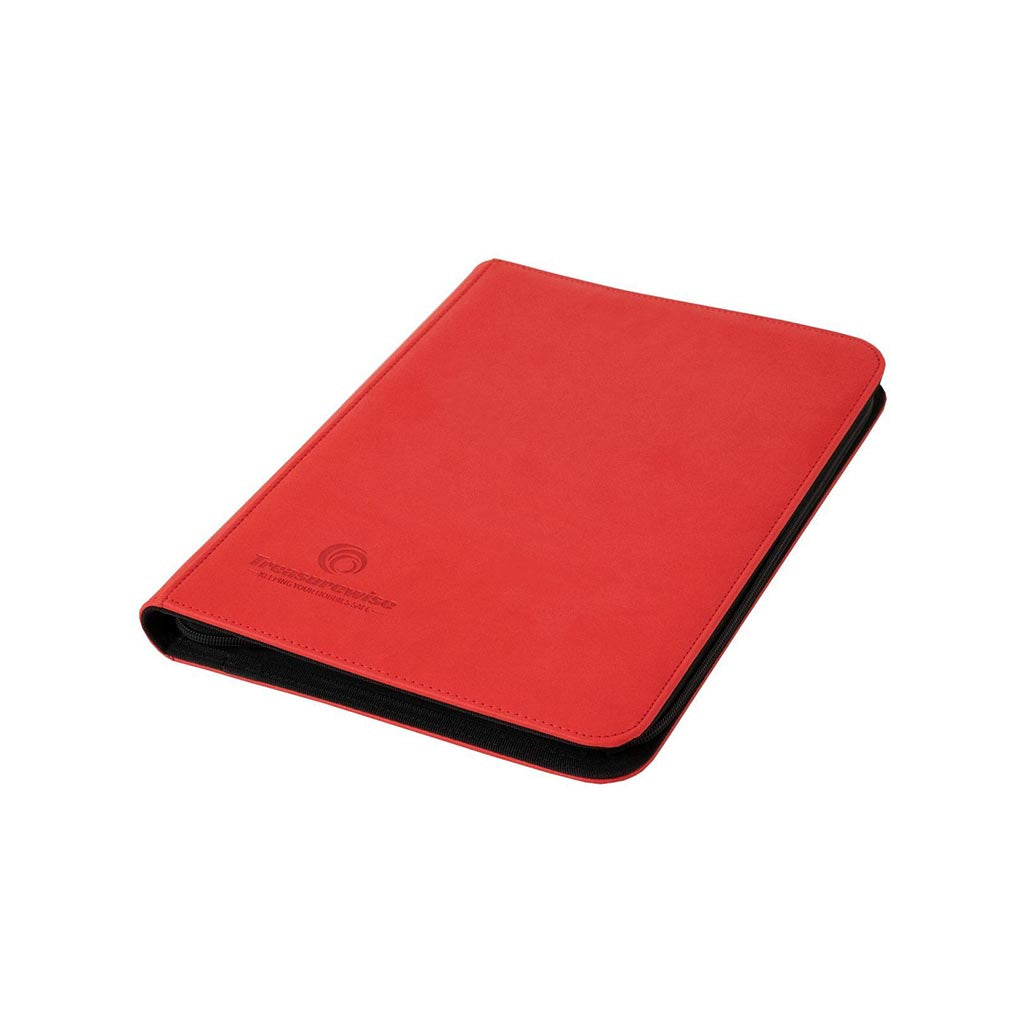 TreasureWise - WiseGuard Zip Binder 9 cases - Rouge