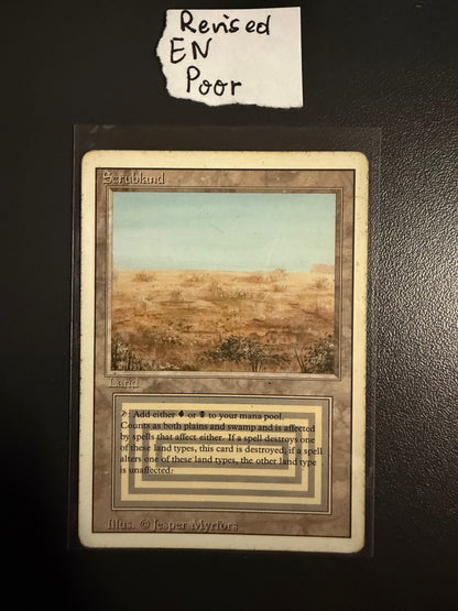 3ED-286  Scrubland - en (poor)