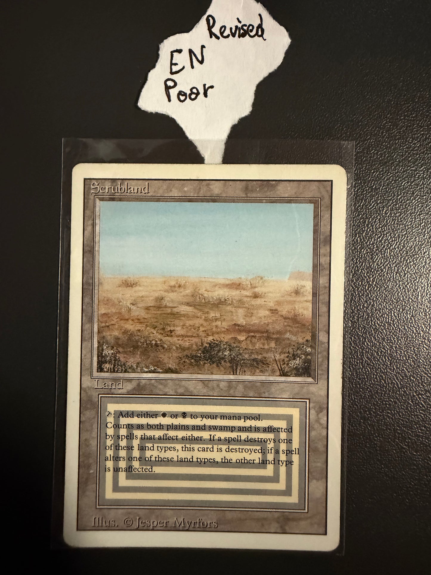 3ED-286  Scrubland - en (poor)