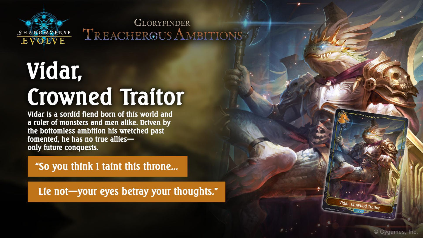 Shadowverse Evolve - Gloryfinder Starter Deck - GFD02 Treacherous Ambitions (Anglais)